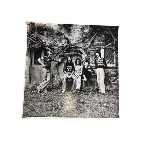 Genesis Other - Genesis Band Vintage Black & White Photograph Richard Haines Phil Collins 16x20